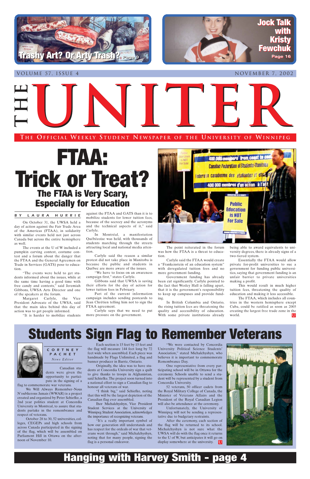 FTAA: Trick Or Treat? the FTAA Is Very Scary, Especially for Education