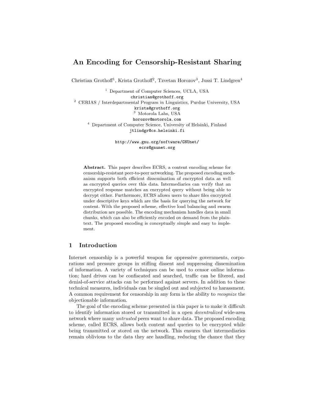 An Encoding for Censorship-Resistant Sharing