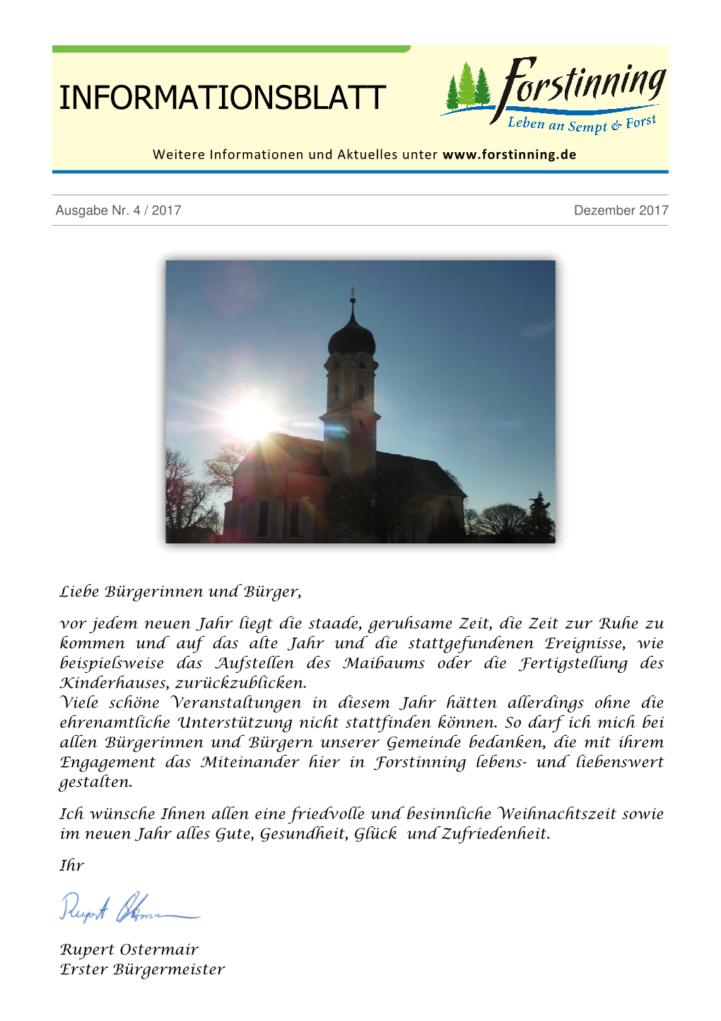 Informationsblatt