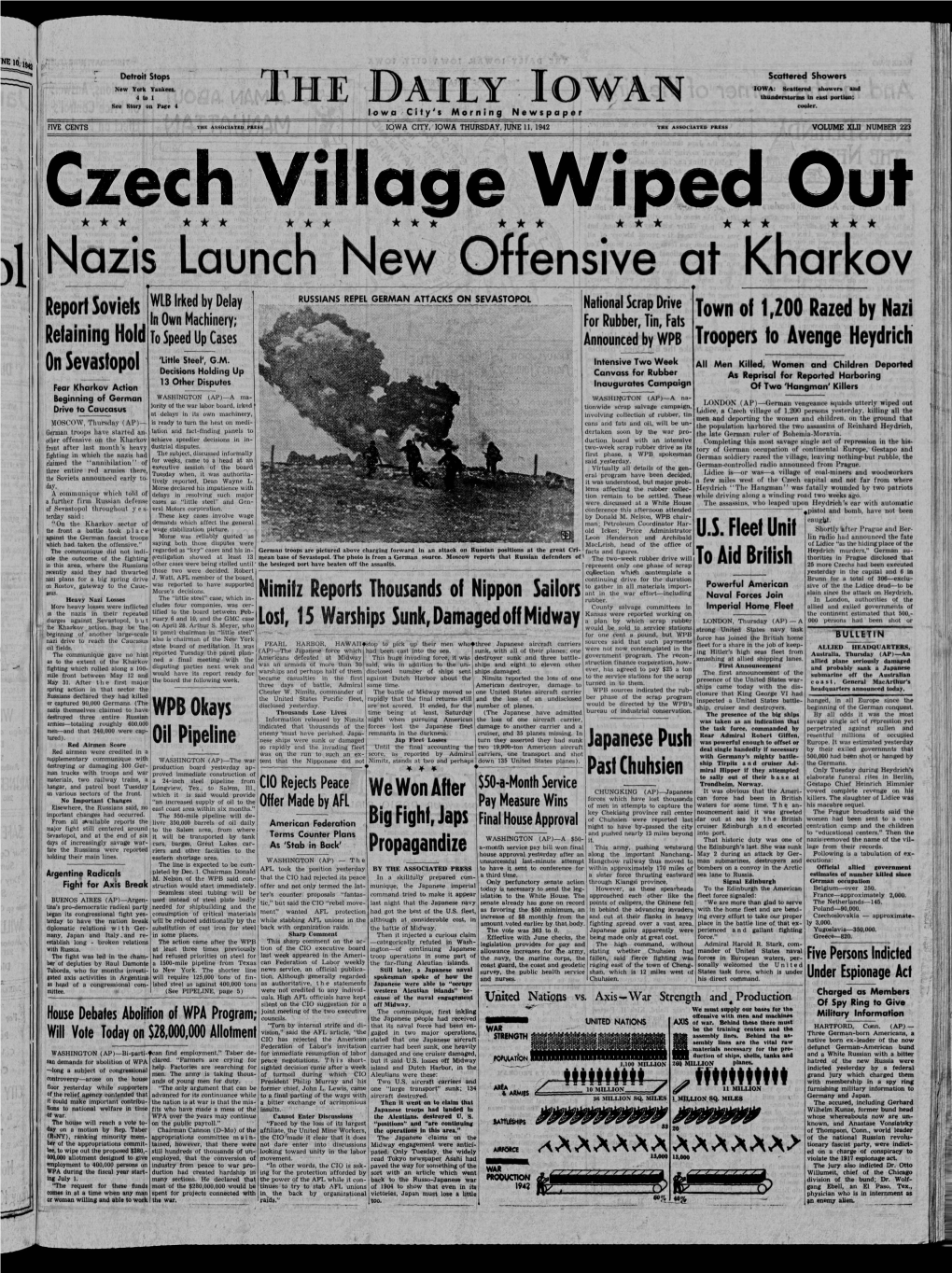 Daily Iowan (Iowa City, Iowa), 1942-06-11