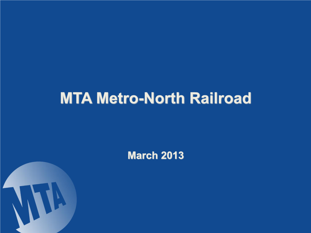 MTA Metro-North Railroad