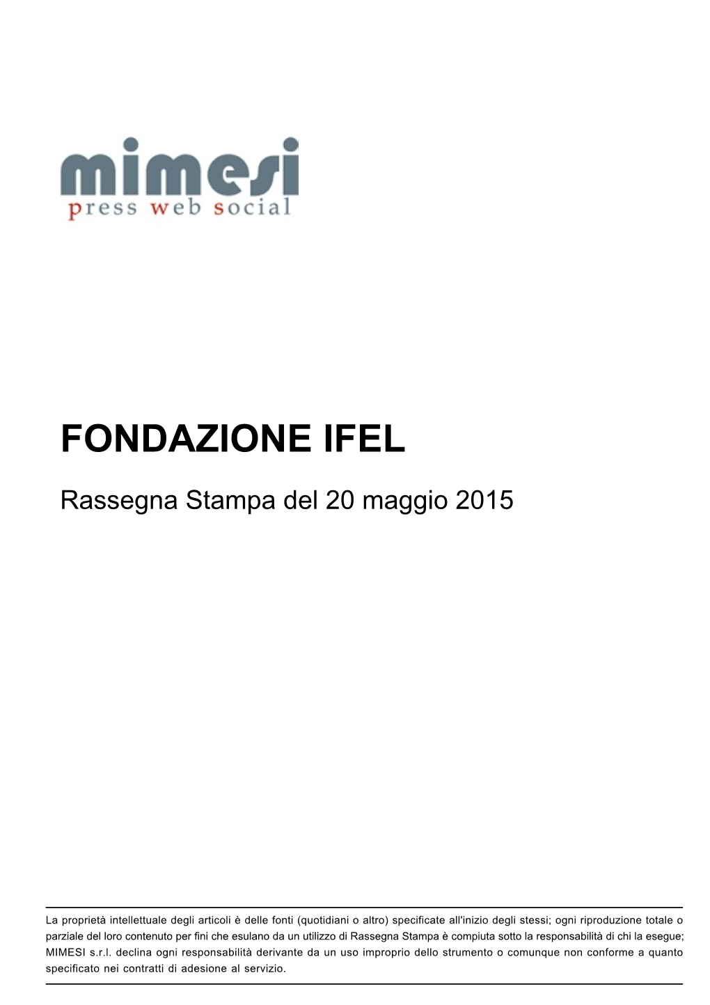 Fondazione Ifel