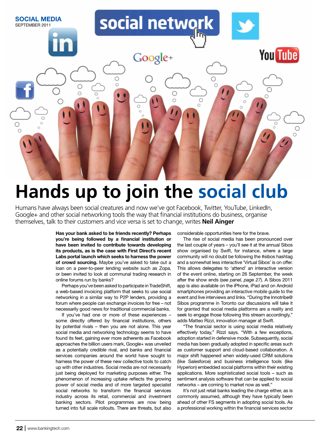 Hands up to Join the Social Club