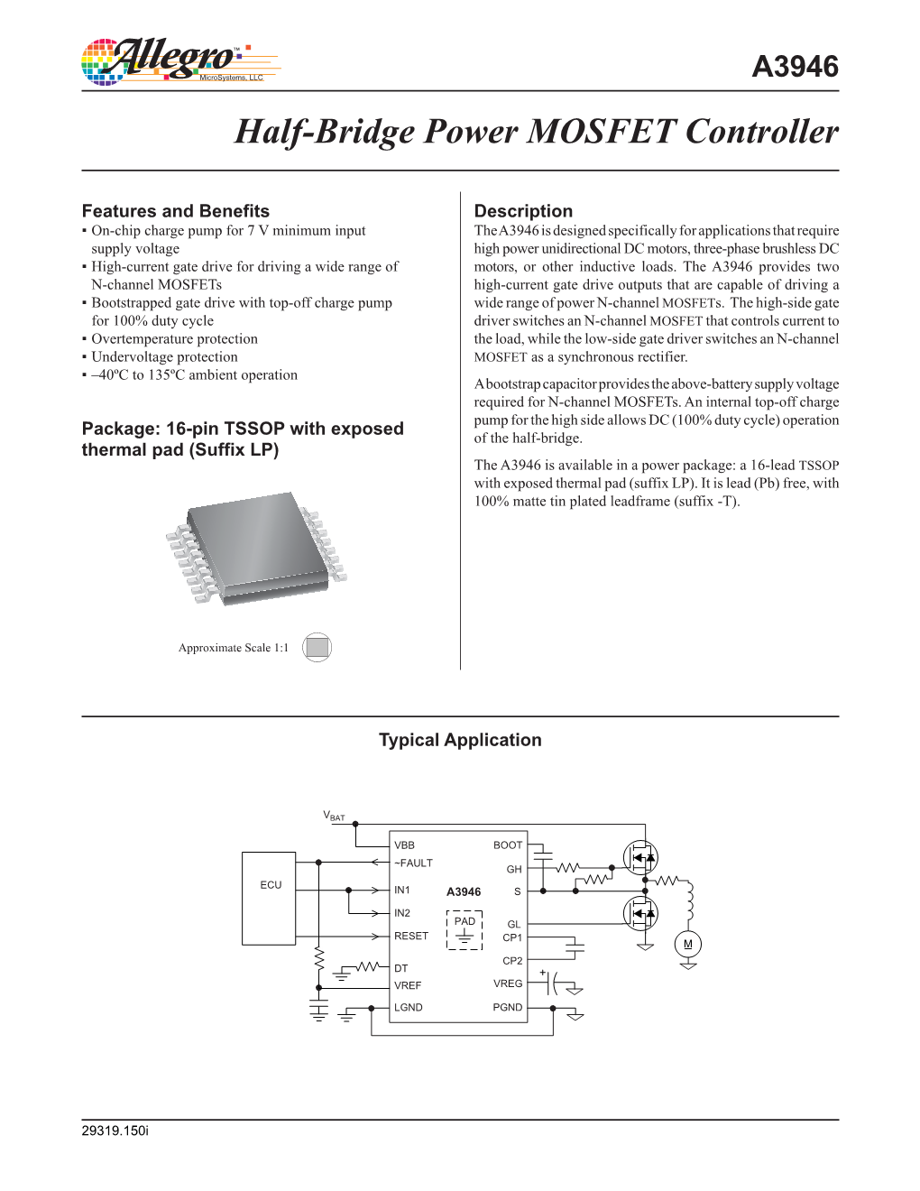 Half-Bridge Power MOSFET Controller