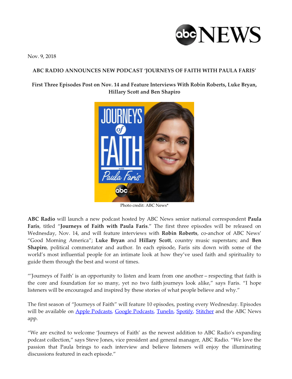 Journeys of Faith with Paula Faris’