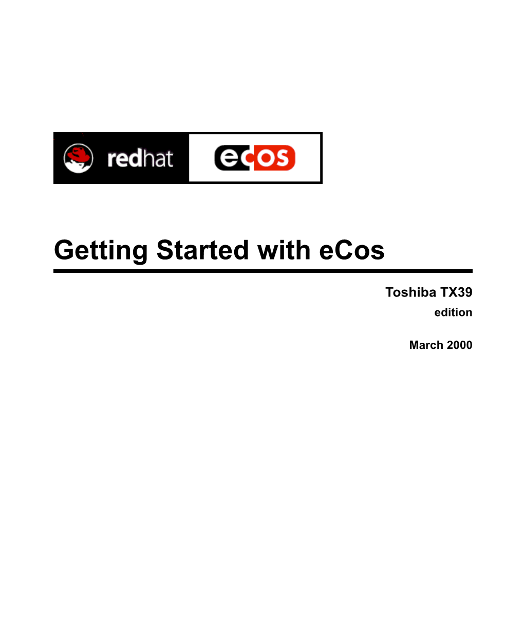 Getting Started with Ecos