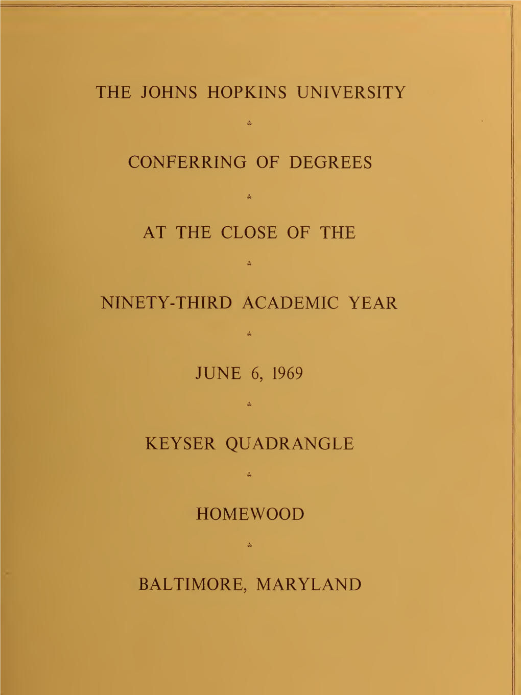 Commencement 1961-1970