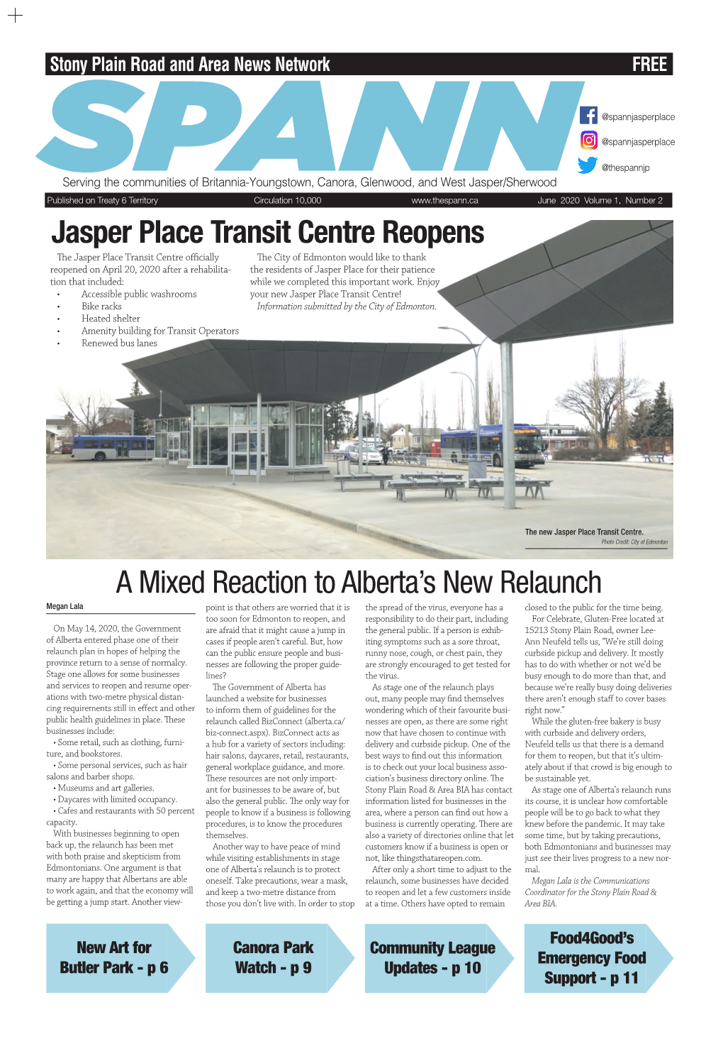 A Mixed Reaction to Alberta's New Relaunch Jasper Place Transit