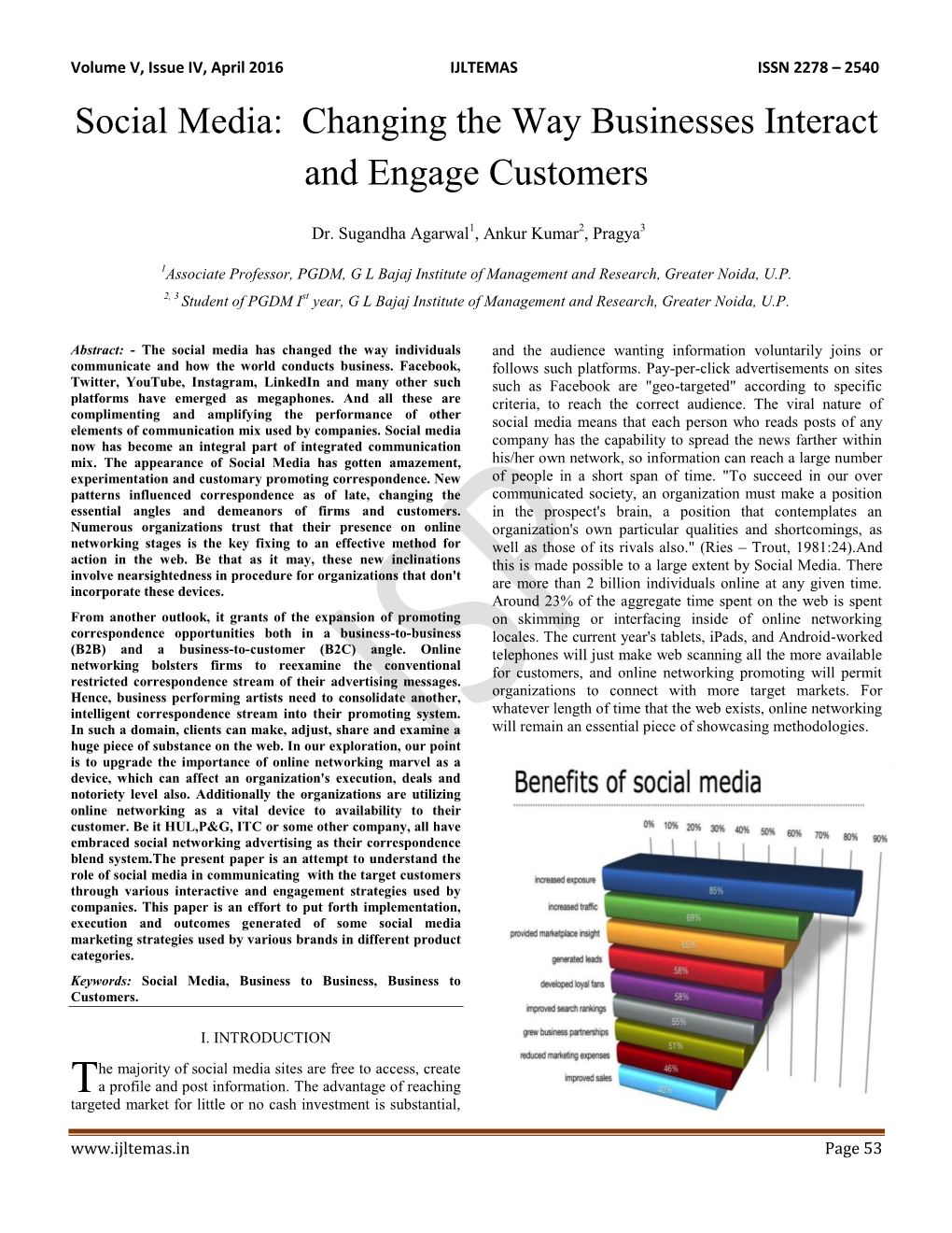 Social Media: Changing the Way Businesses Interact and Engage Customers