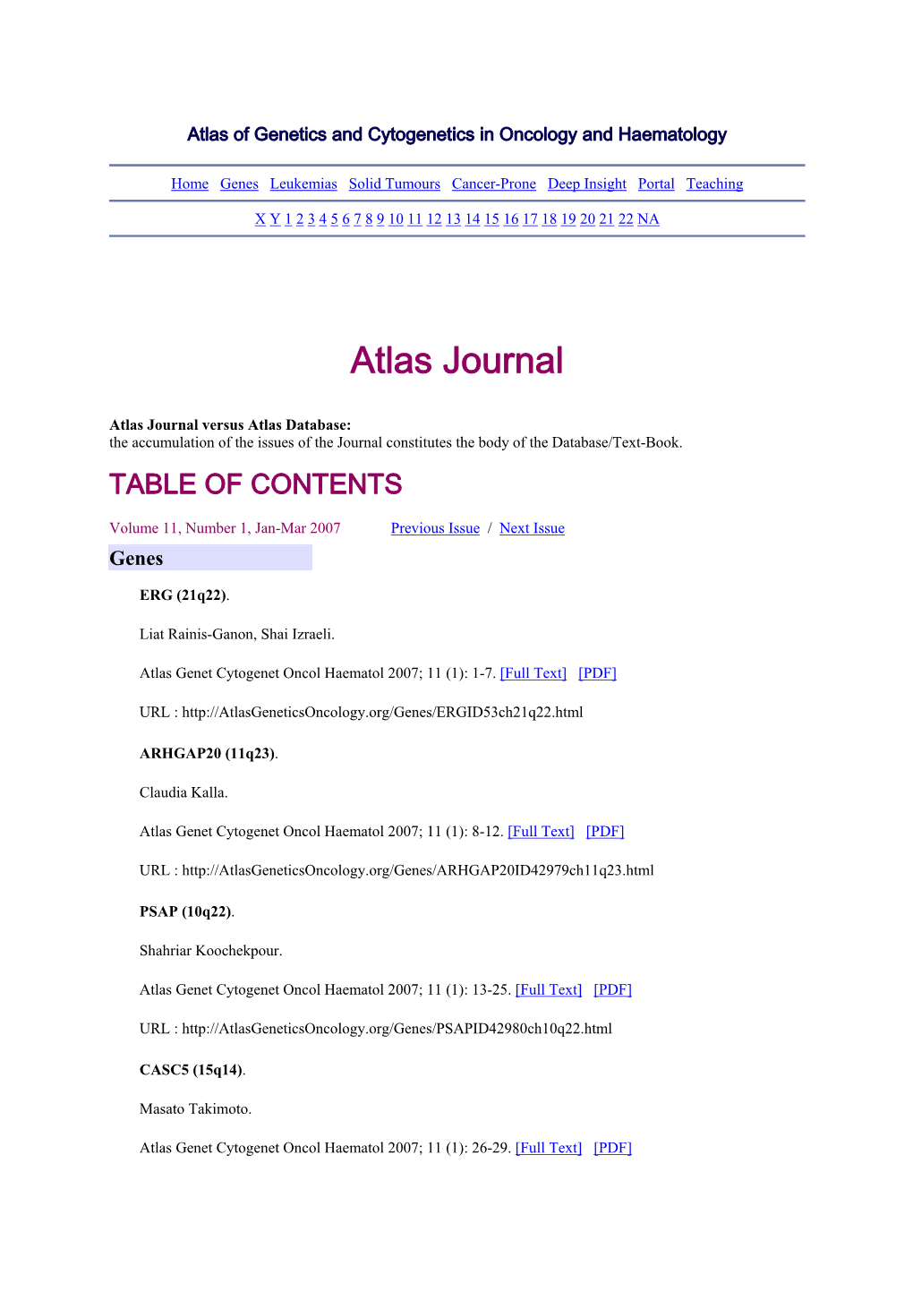 Atlas Journal