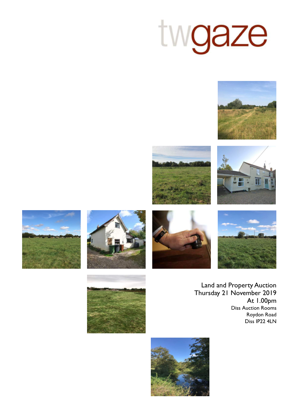 Land and Property Auction Thursday 21 November 2019 at 1.00Pm