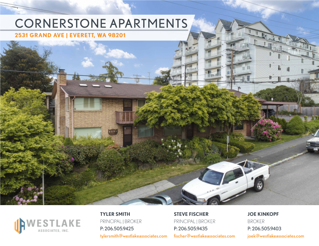 Cornerstone Apartments 2531 Grand Ave | Everett, Wa 98201