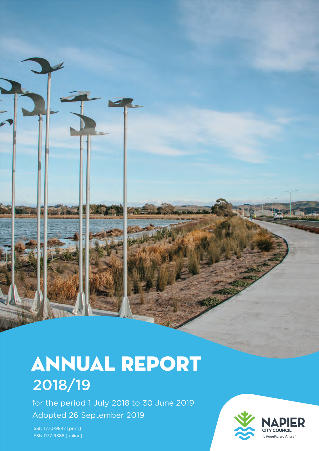 ANNUAL REPORT 2018/19 for the Period 1 July 2018 to 30 June 2019 Adopted 26 September 2019