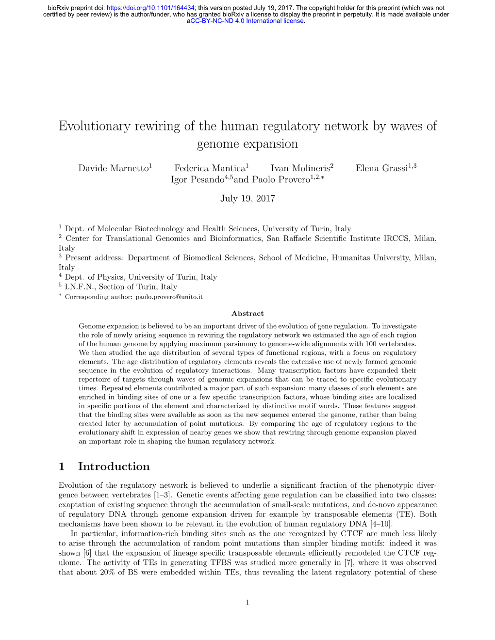 Evolutionary Rewiring of the Human Regulatory Network by Waves of Genome Expansion