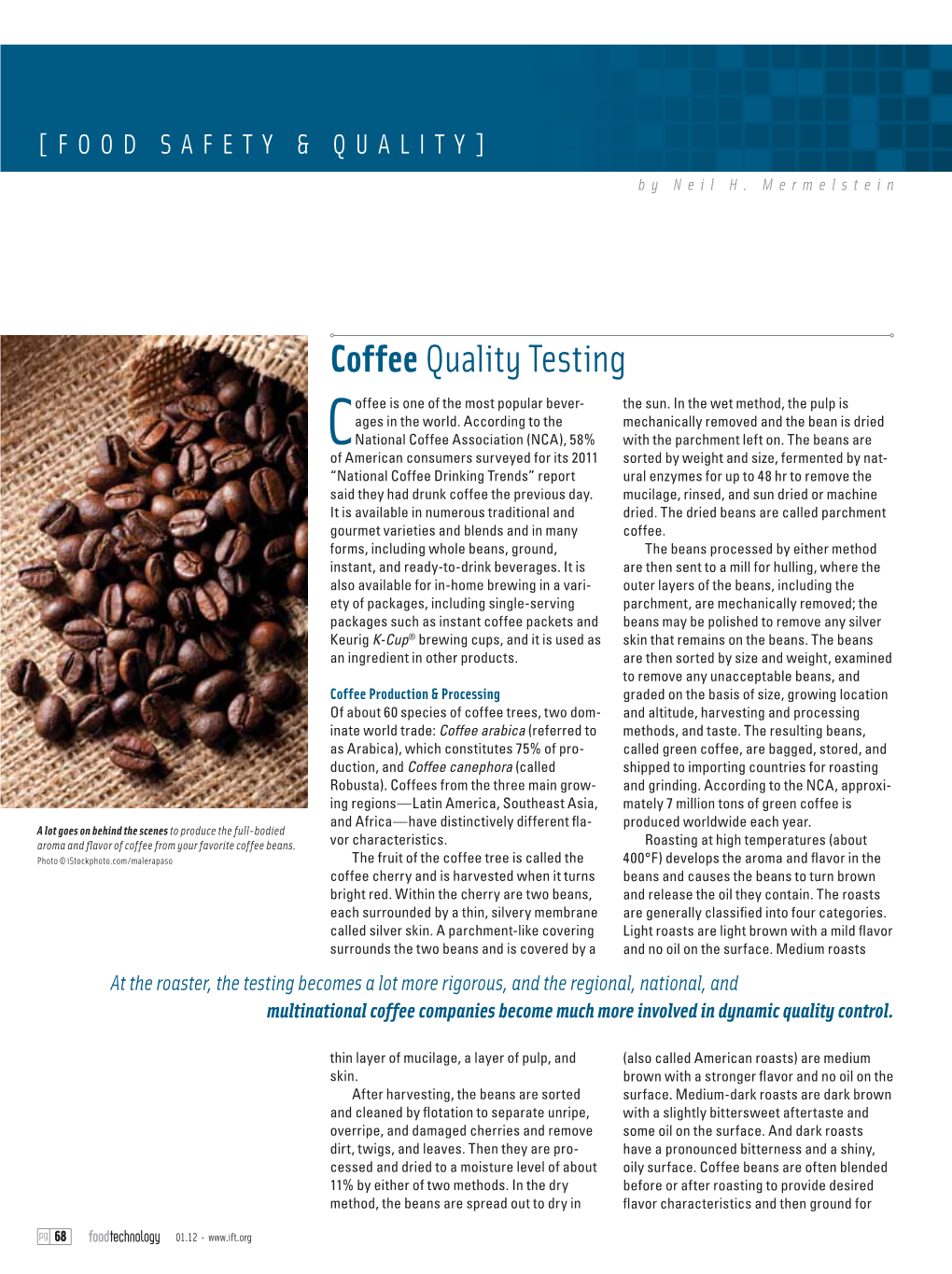 Coffeequality Testing