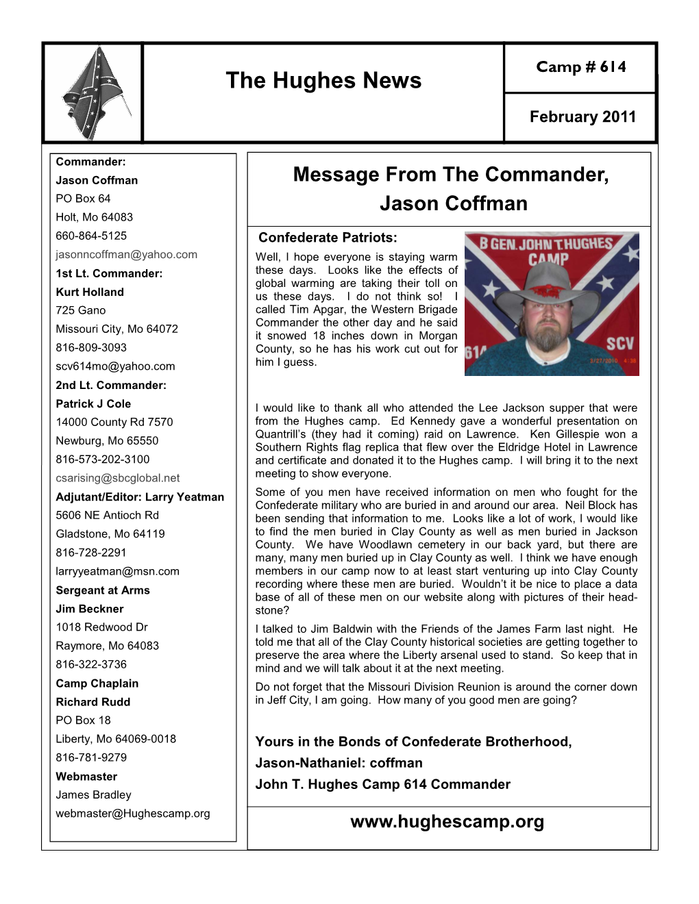 HUGHES NEWS February 2011