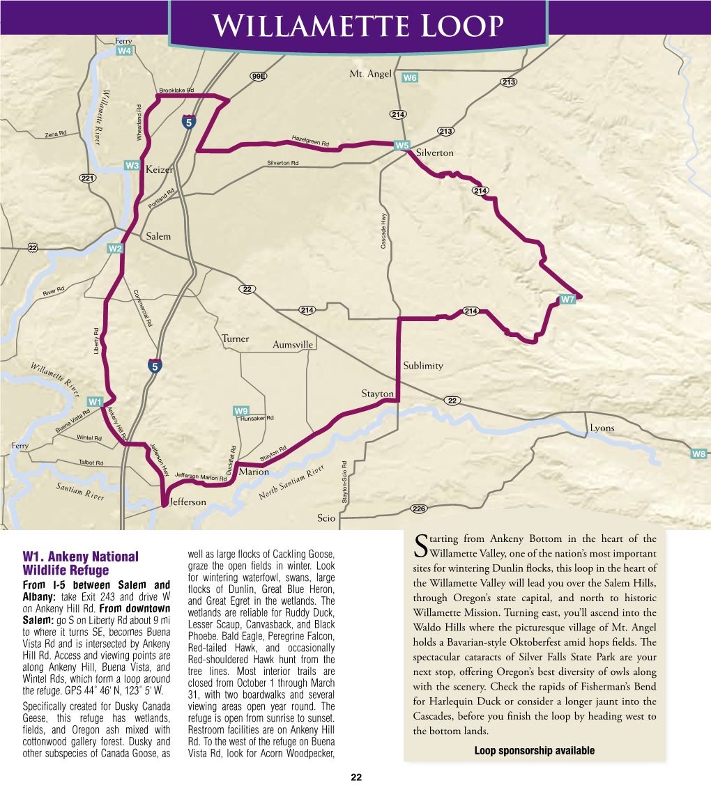 Willamette Loop Guide