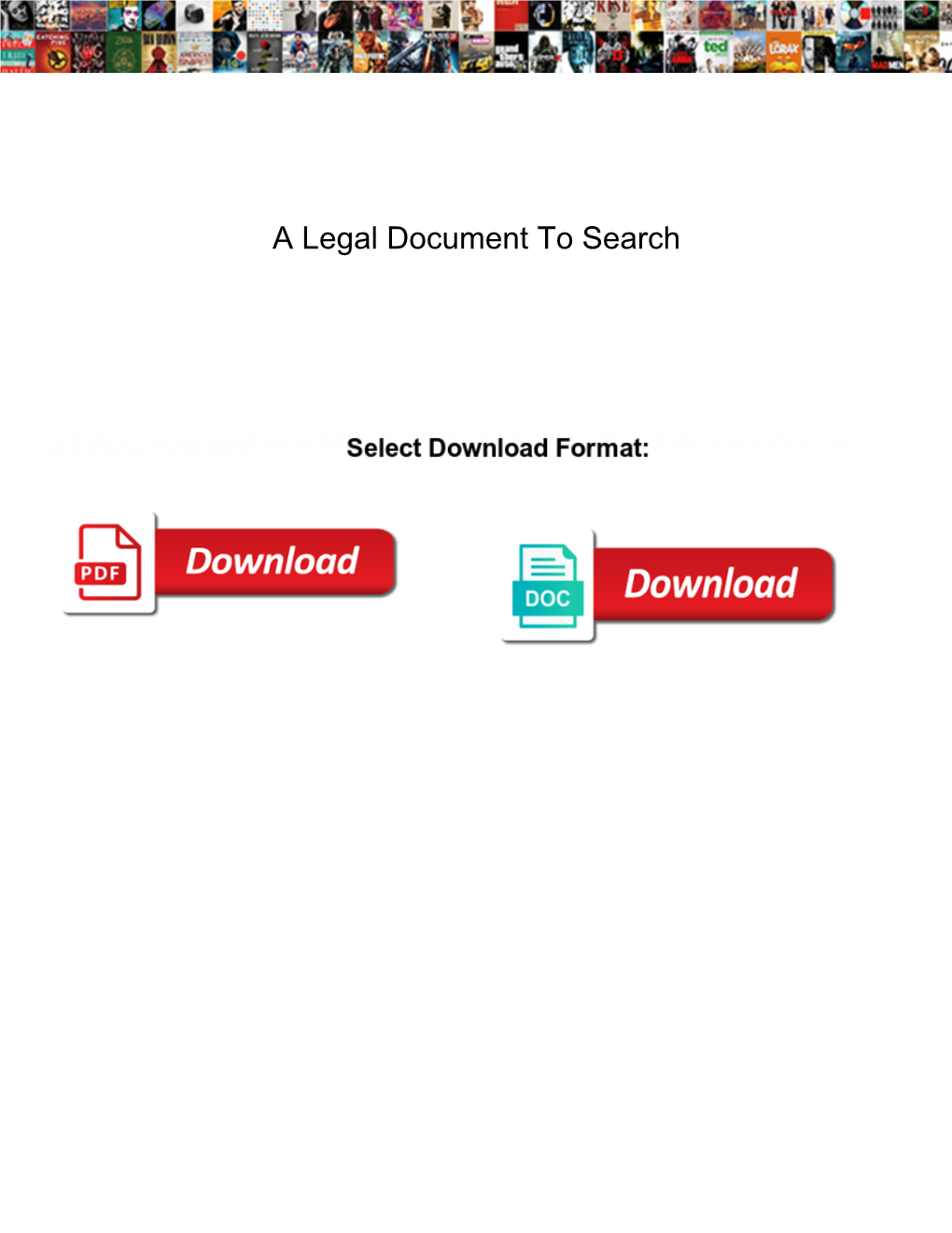 A Legal Document to Search