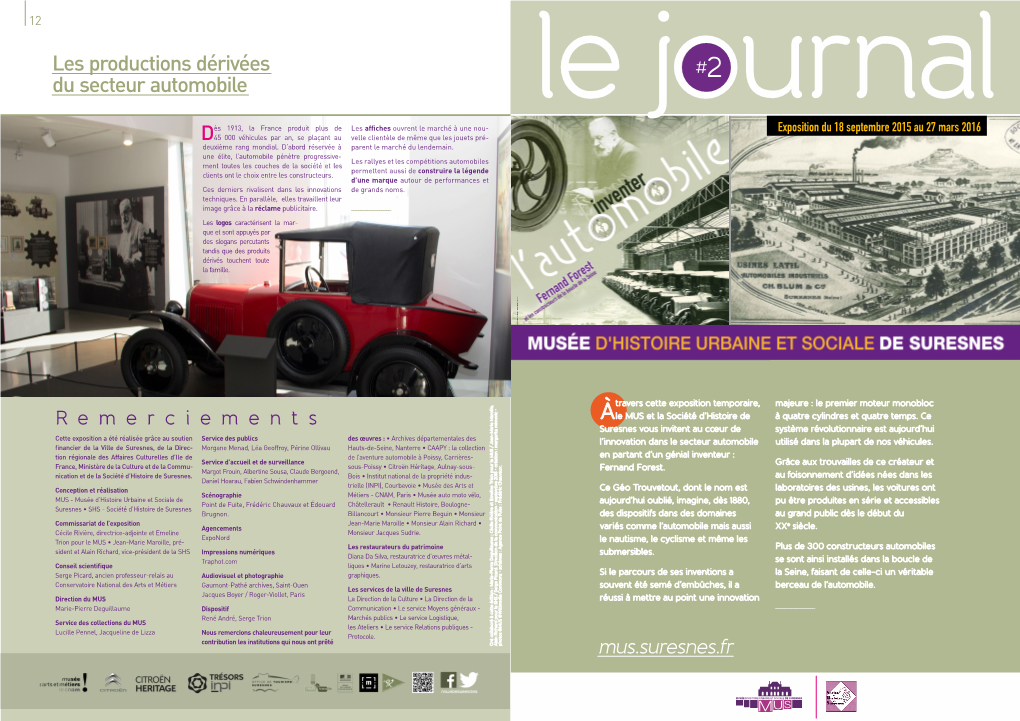 Inventer L'automobile. Fernand Forest Et Les Constructeurs De La Boucle De