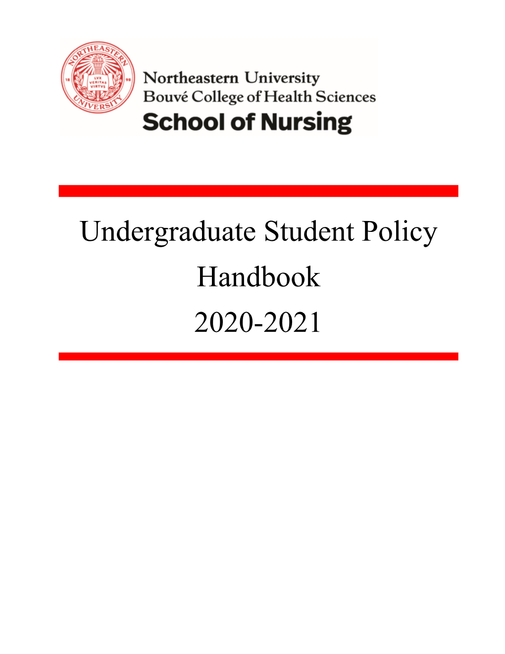 SON Undergraduate Student Handbook