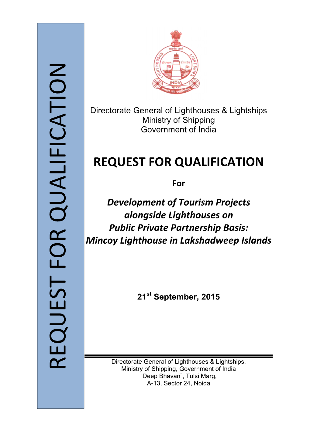 Request for Qualification