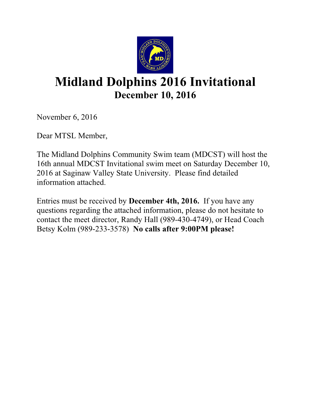 2002 Midland Dolphin Invitational Swim Meet