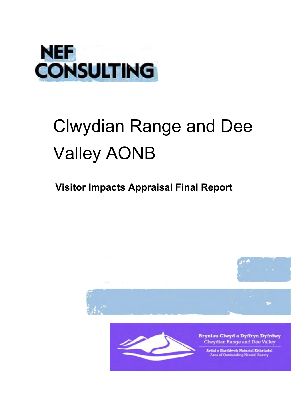 Clwydian Range and Dee Valley AONB – Visitor Impacts Appraisal Contents