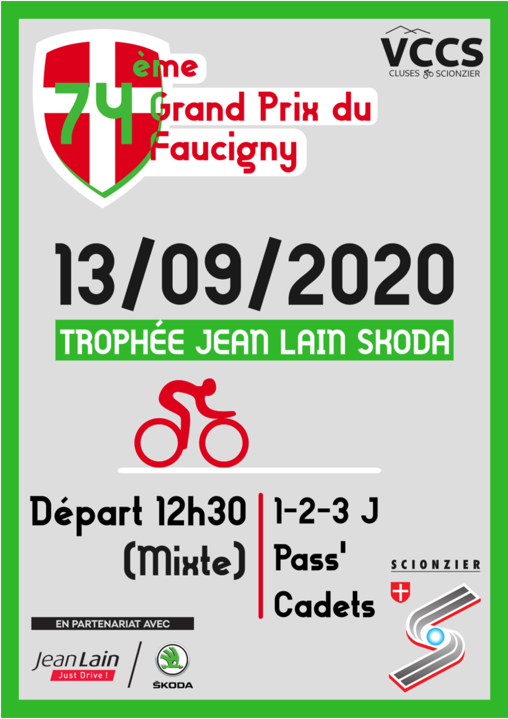 74Ème Grand Prix Du Faucigny – Trophée Jean Lain Skoda 13 Septembre 2020