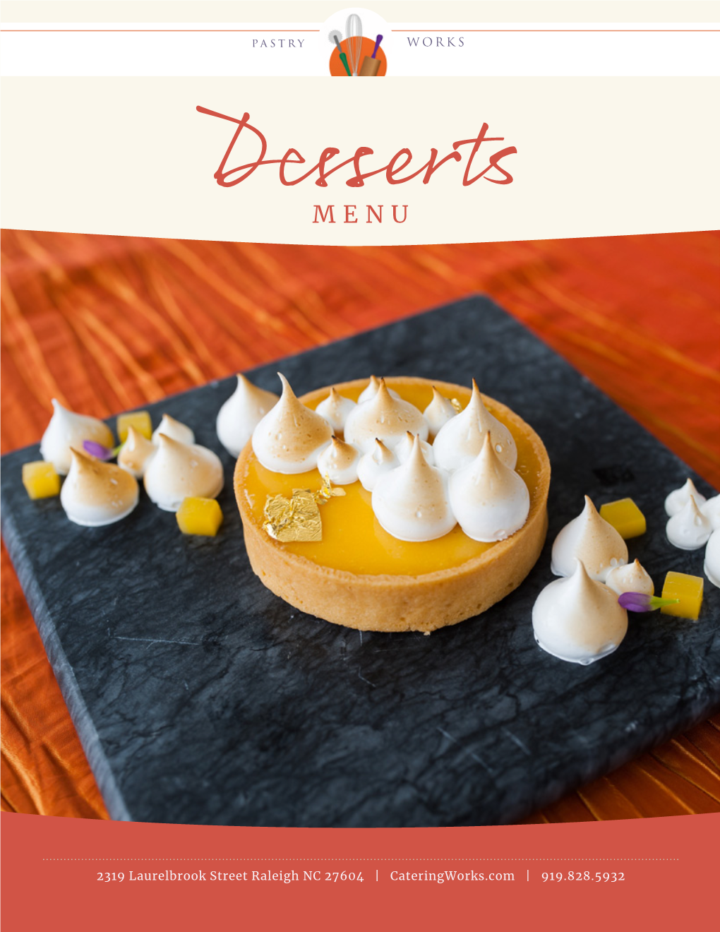 Dessert Menu