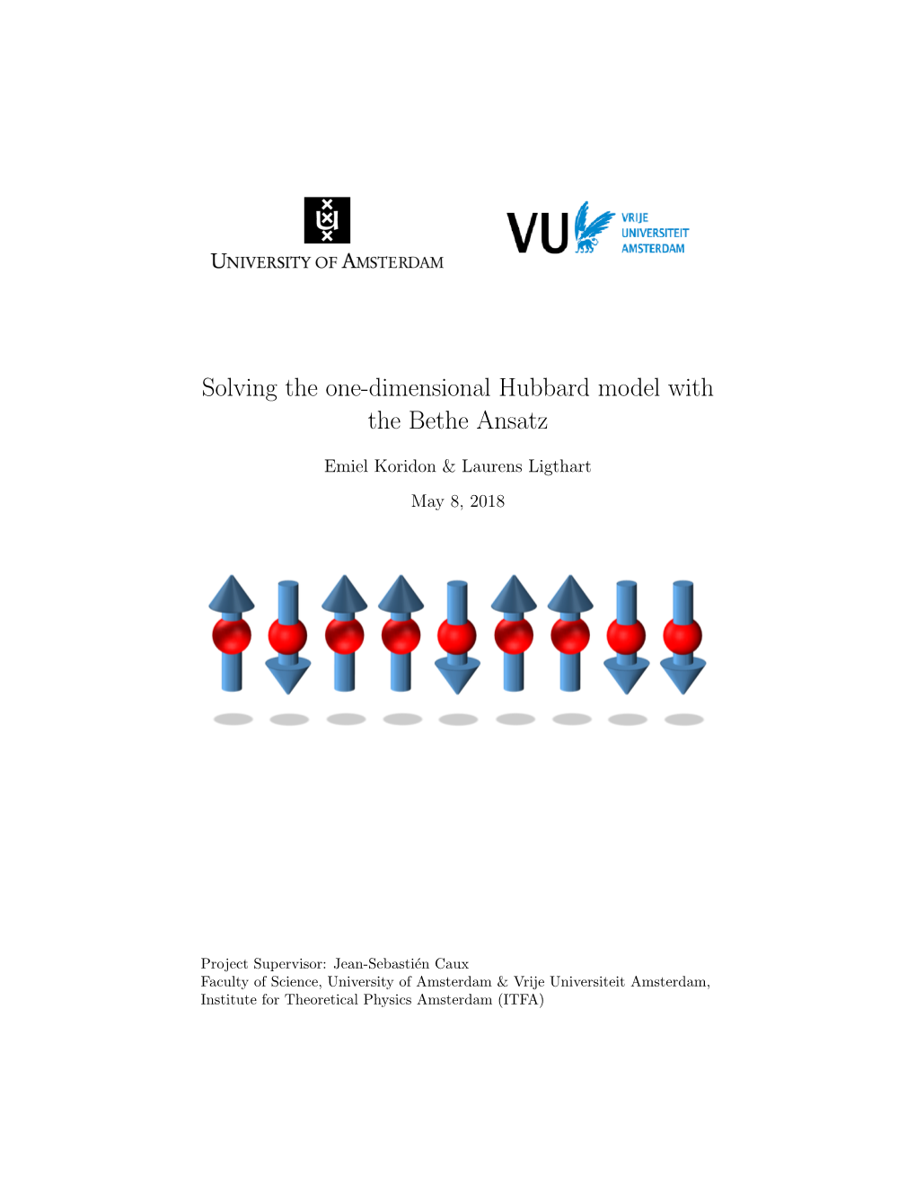 Solving the One-Dimensional Hubbard Model with the Bethe Ansatz