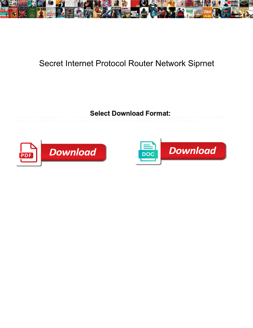 Secret Internet Protocol Router Network Siprnet