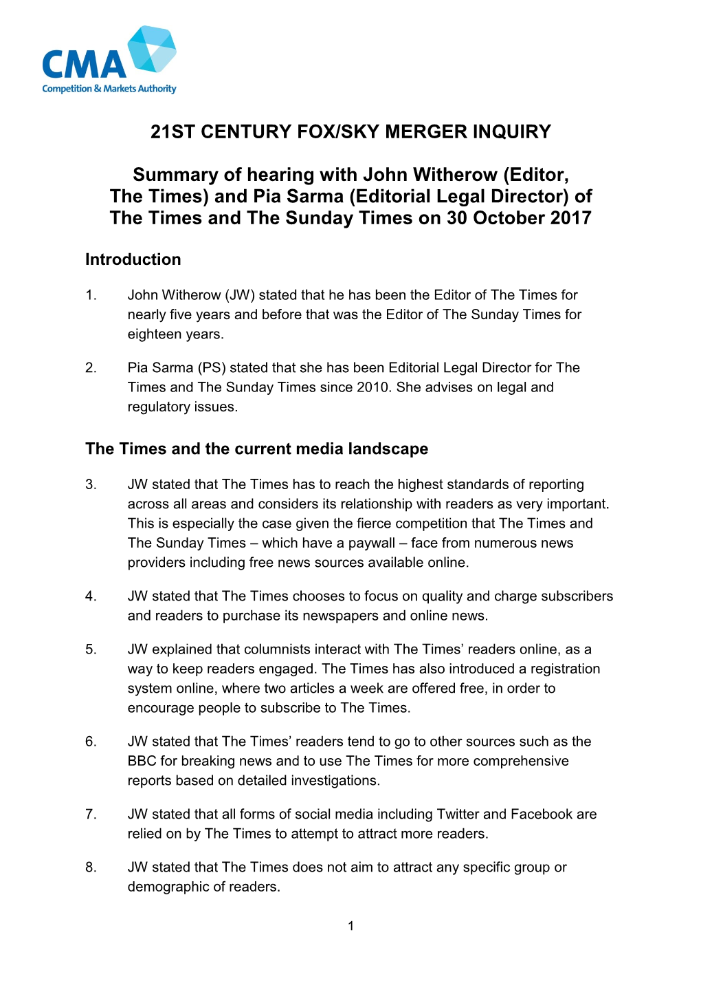 The-Times-Hearing-Summary.Pdf