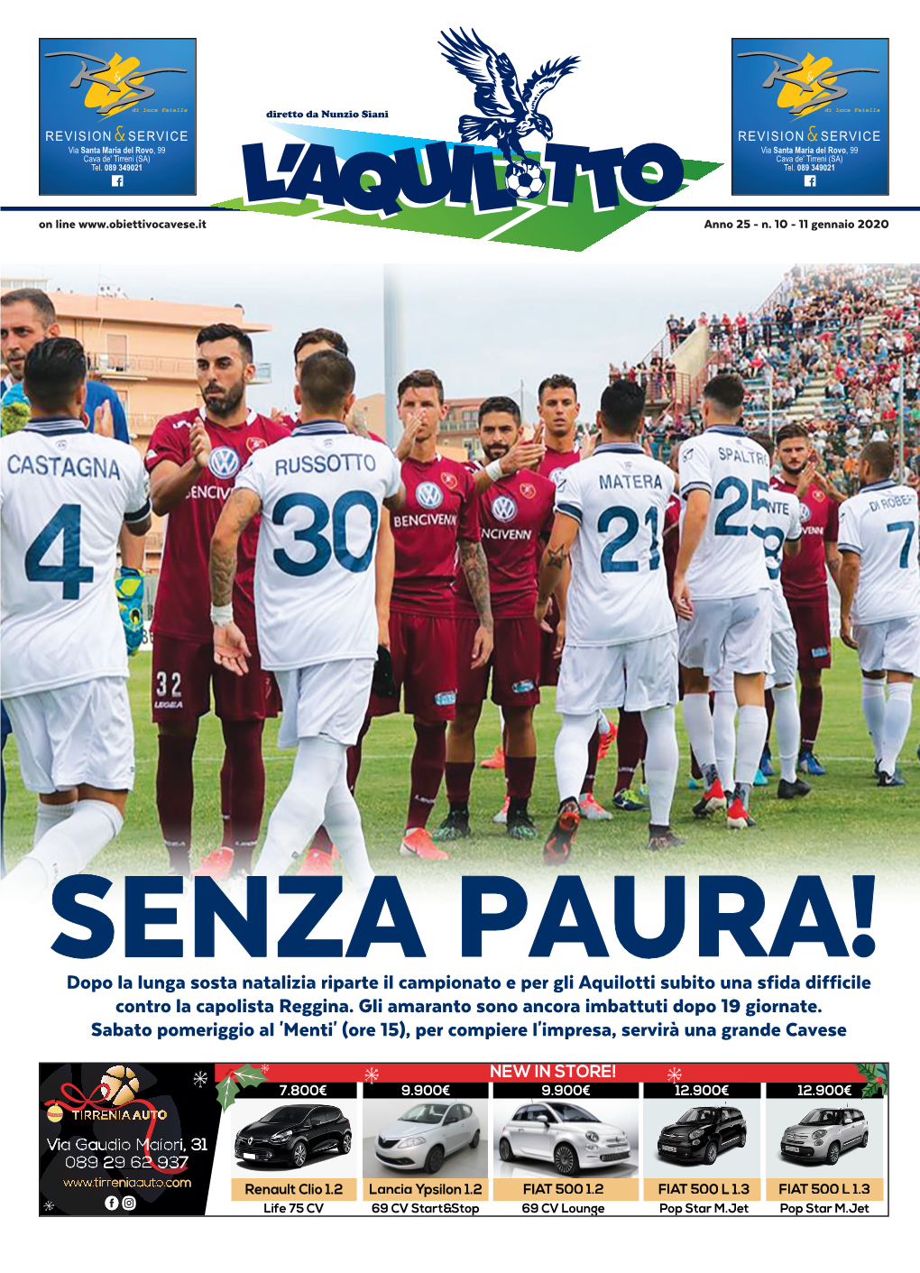 L'aquilotto N. 10-2019-2020.Qxp Layout 1 09/01/20 12:48 Pagina 1