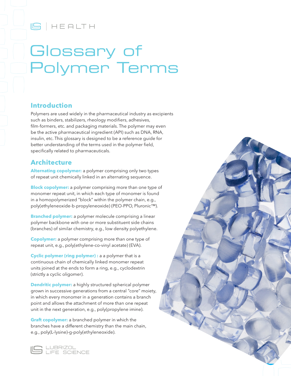 Glossary of Polymer Terms