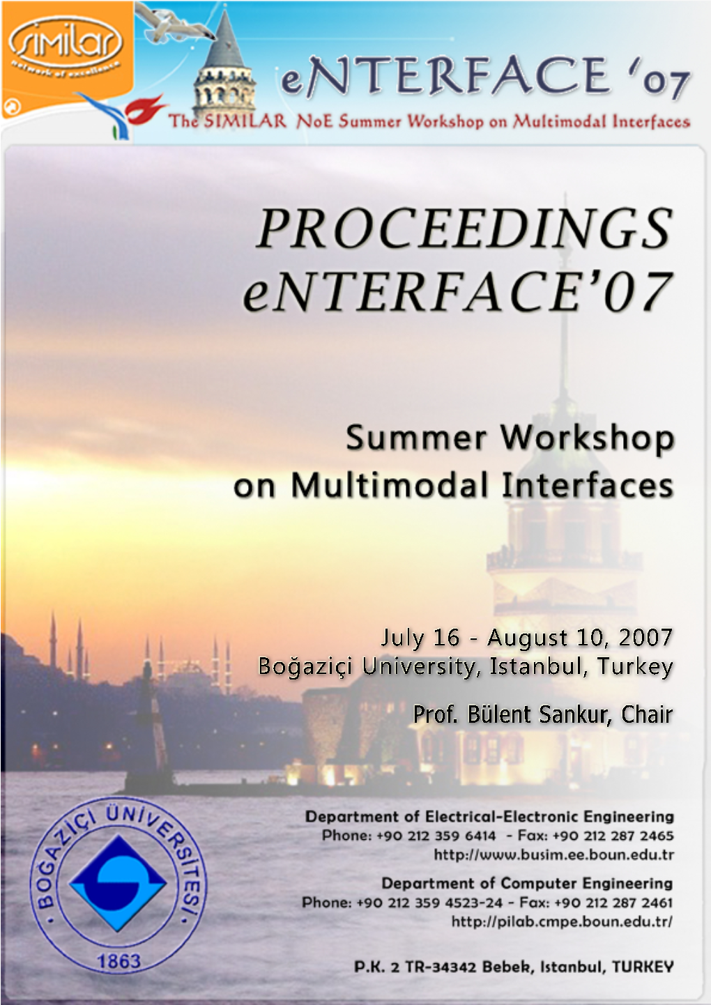 Enterface'07 Proceedings