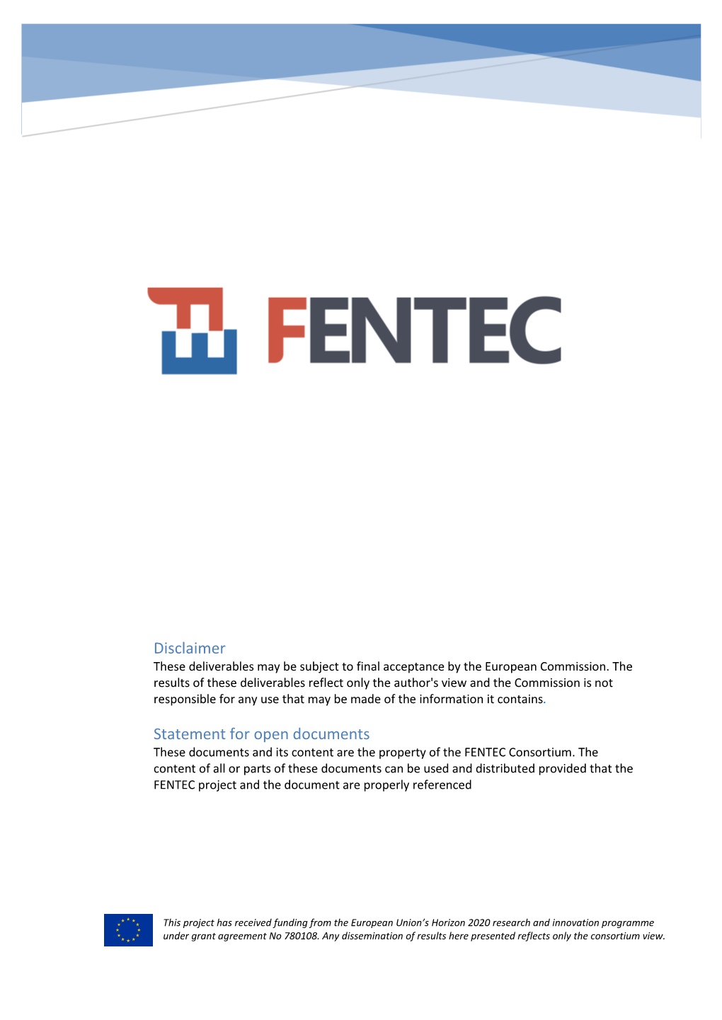 D7.1. Preliminary Specification of FENTEC Prototypes.Pdf