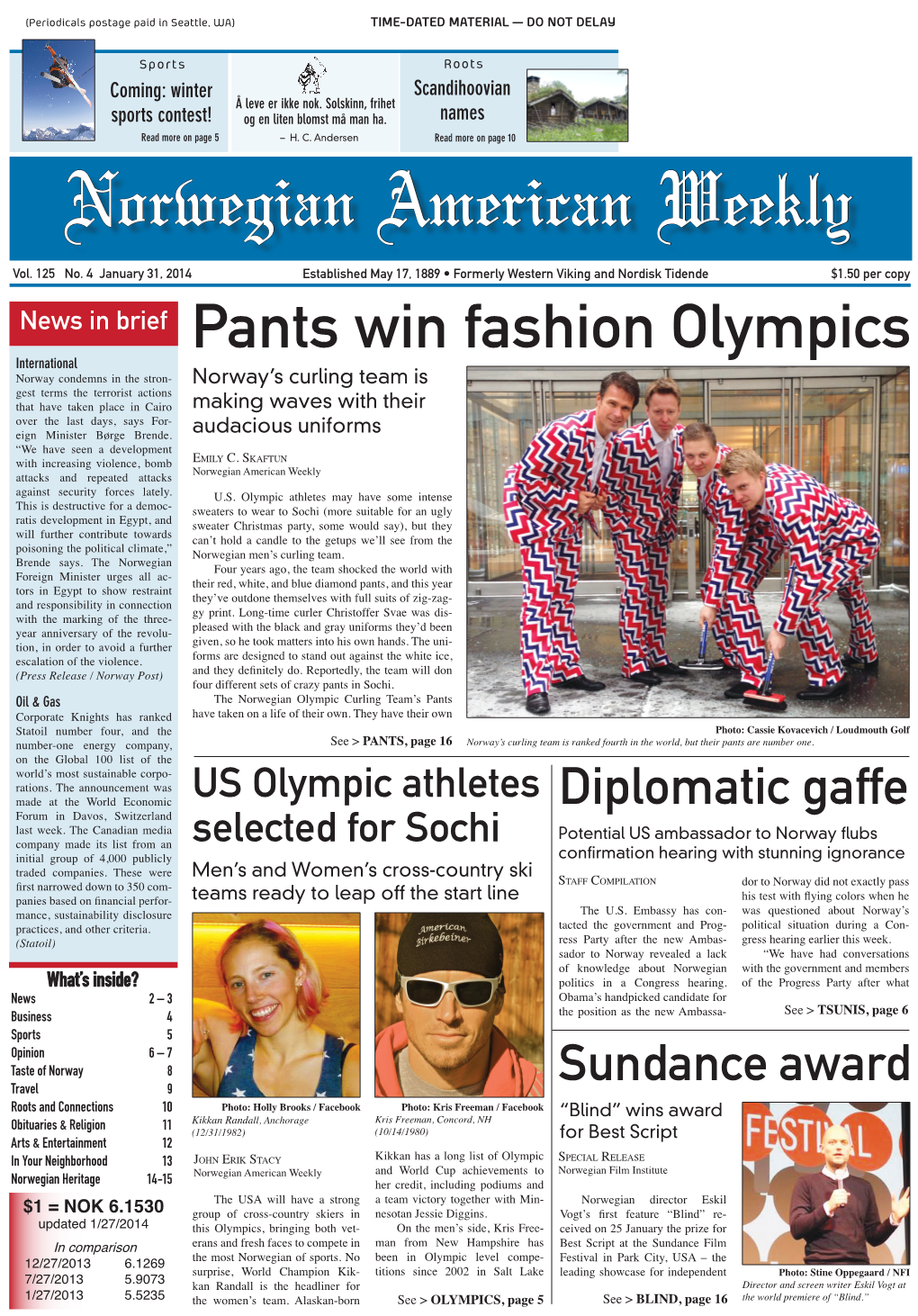 Pants Win Fashion Olympics