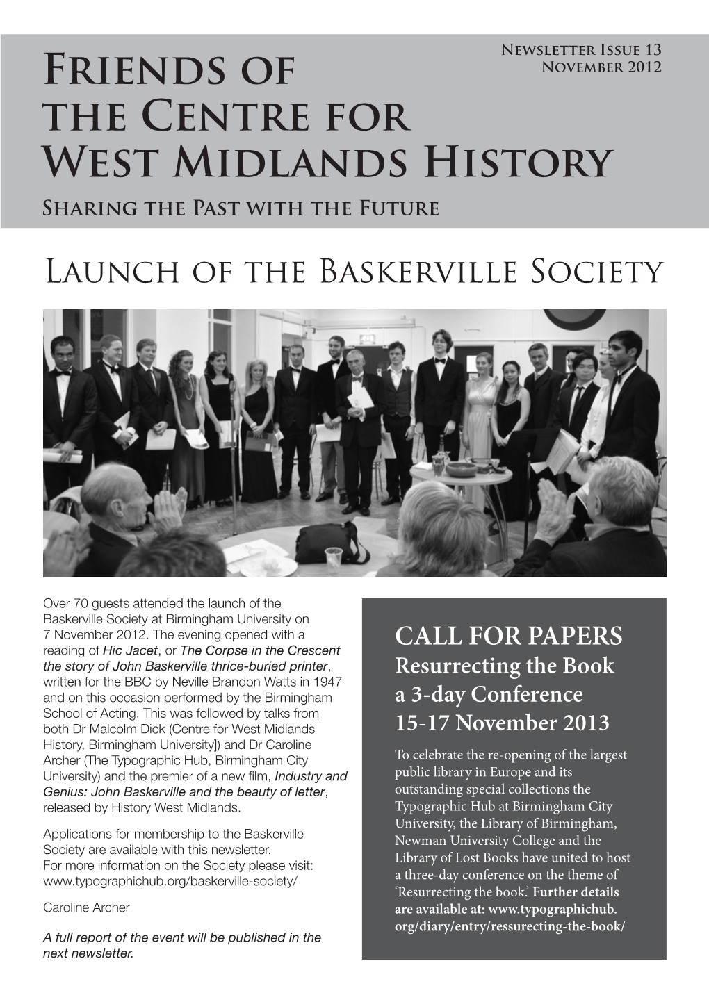 Friends of the Centre for West Midlands History