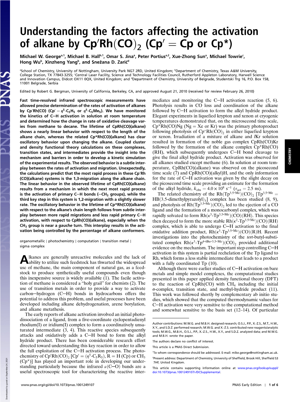 Understanding the Factors Affecting the Activation of Alkane by Cp