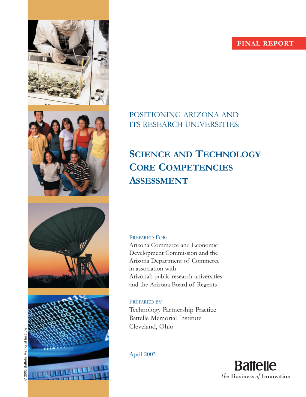 Science and Technology Core Competencies Assessment