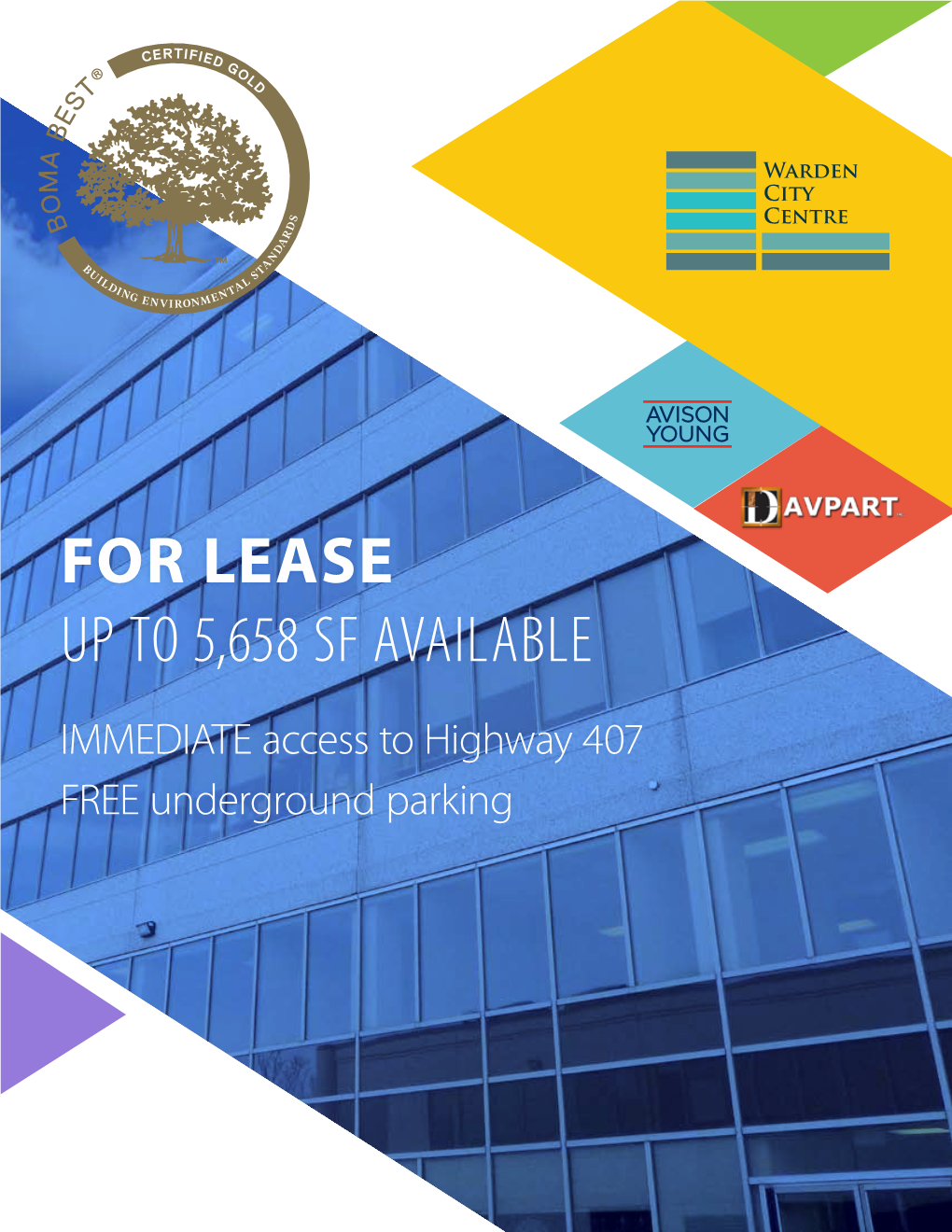 For Lease up to 5,658 Sf Available