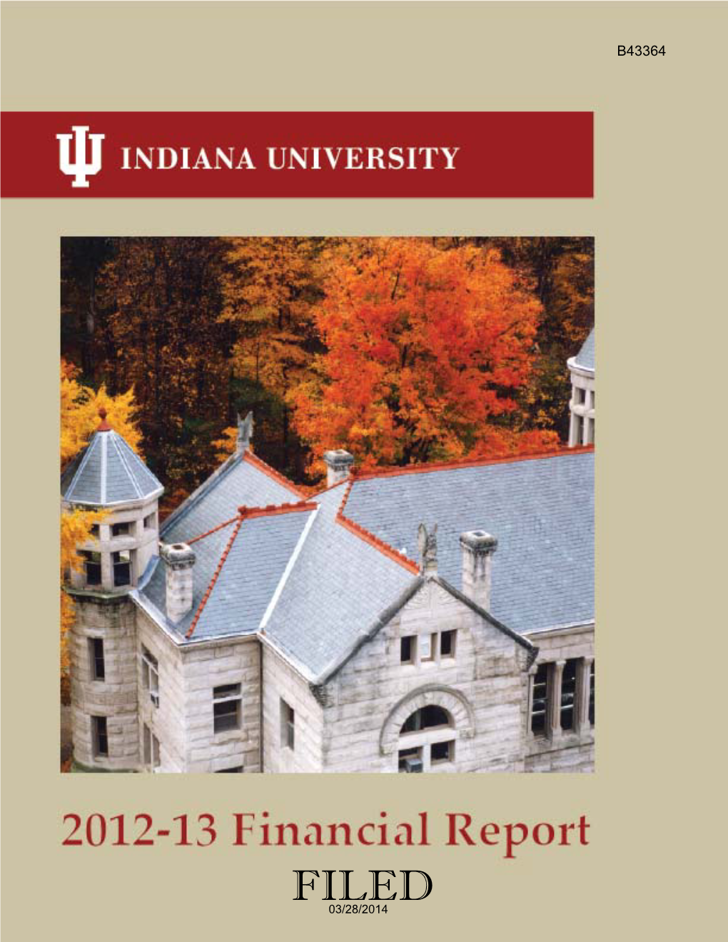 Indiana University Notes to the Financial Statements