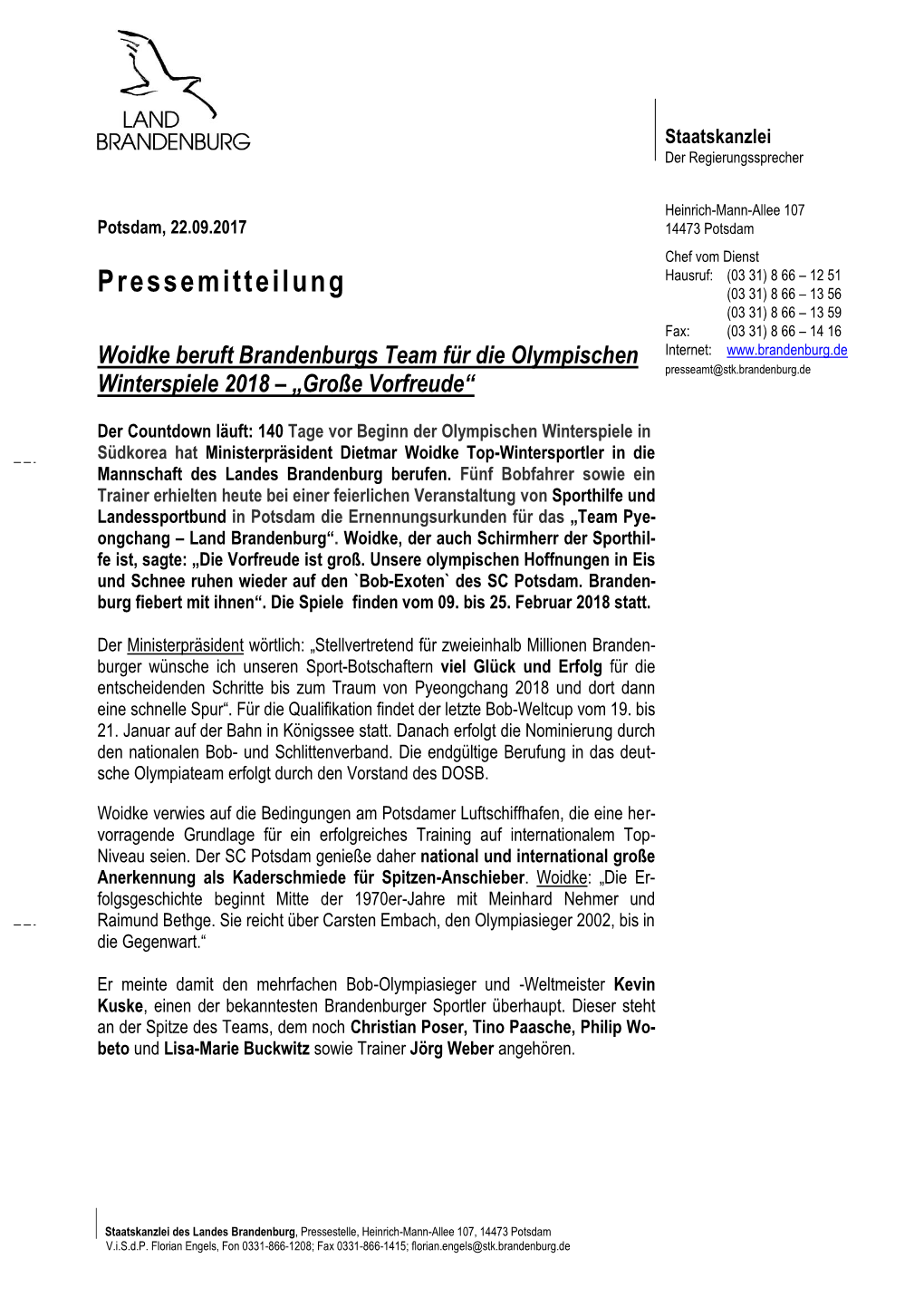 Pressemitteilung