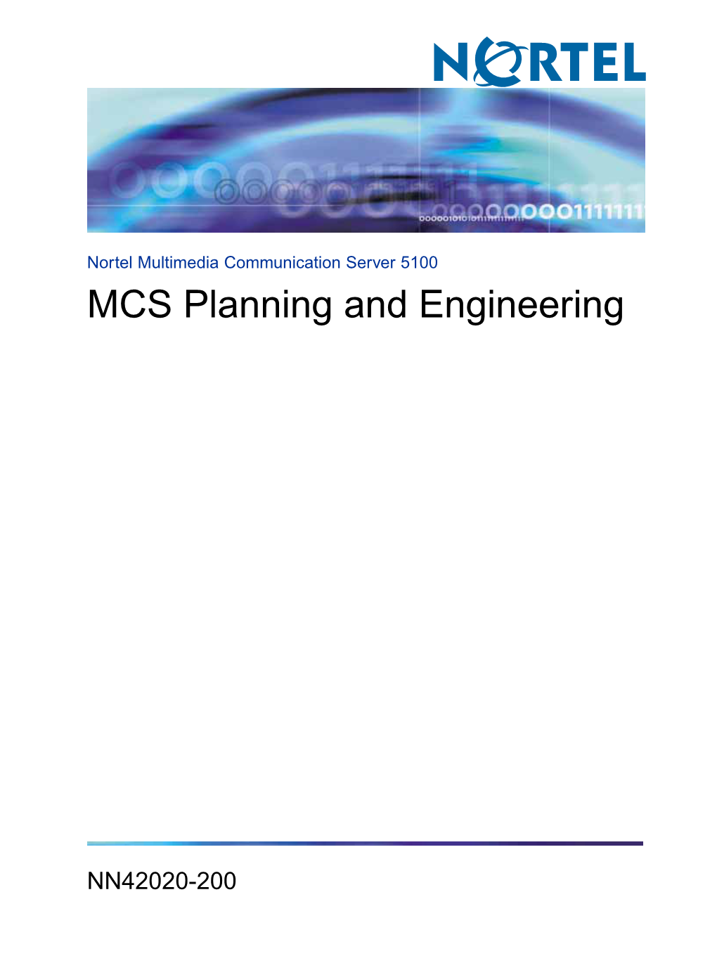MCS Planning and Engineering