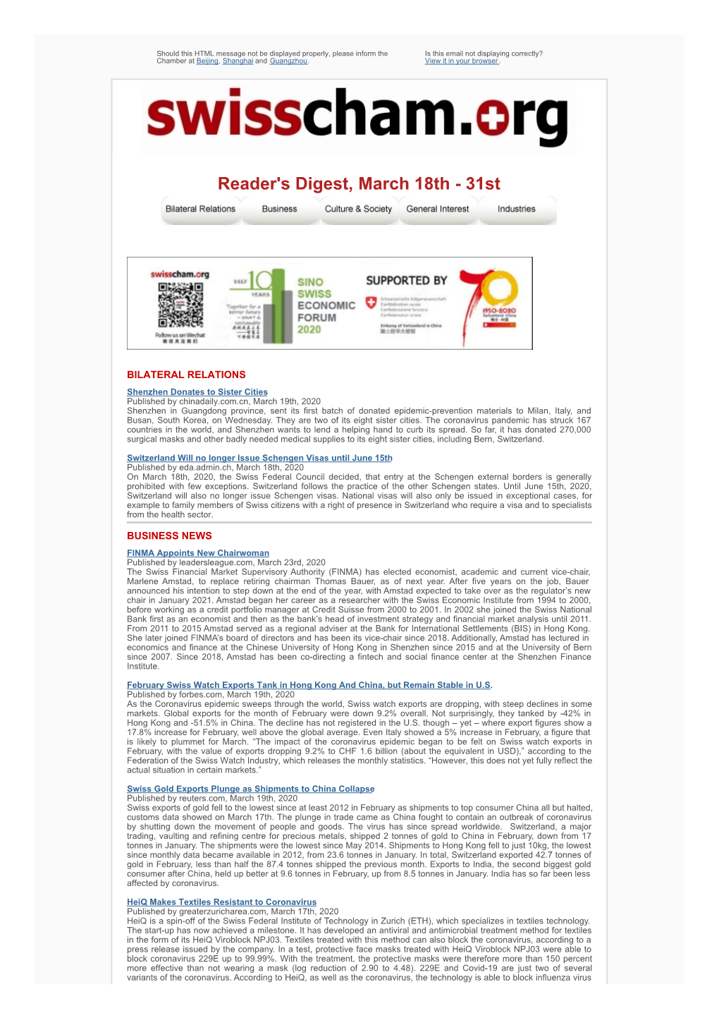 Reader's Digest, March 18Th - 31St