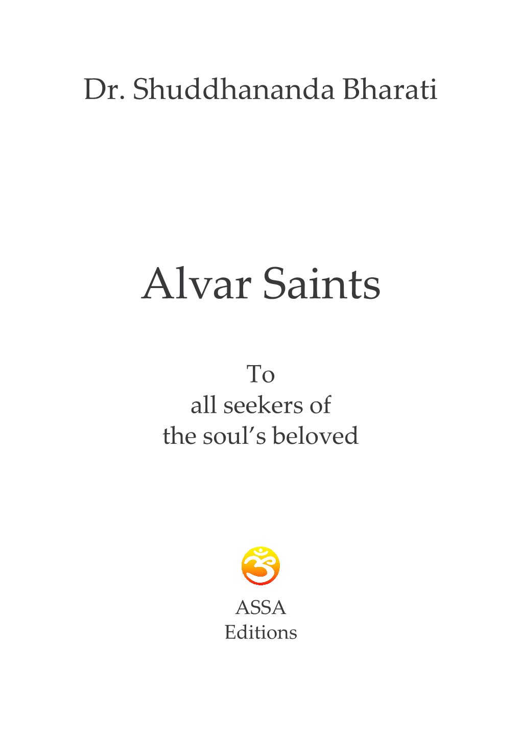 Extracts Alvar Saints