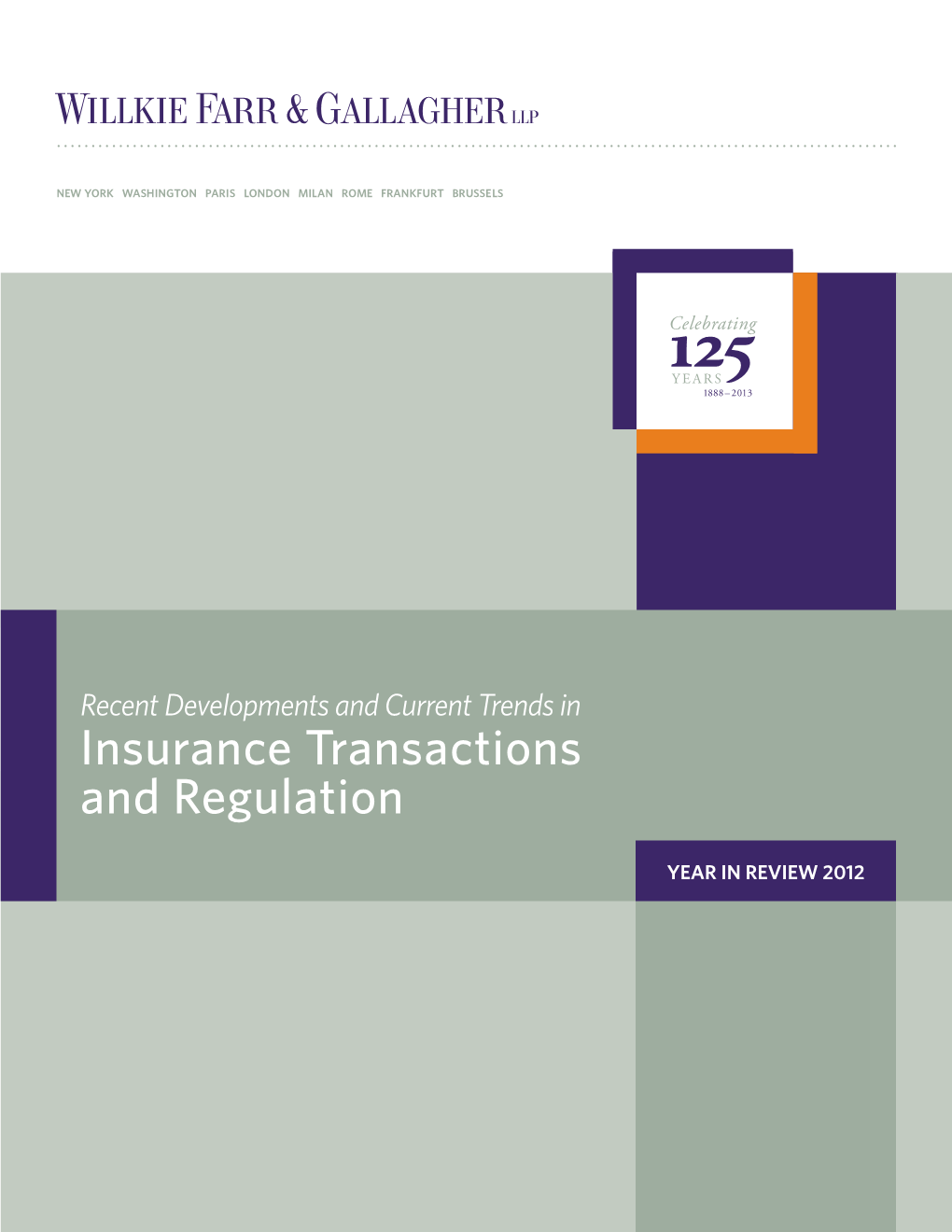 Insurance Transactions and Regulation