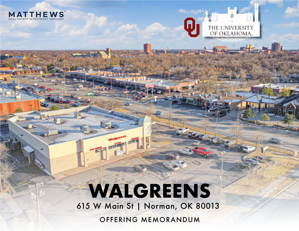 Walgreens -615 W Main St | Norman, OK 80013