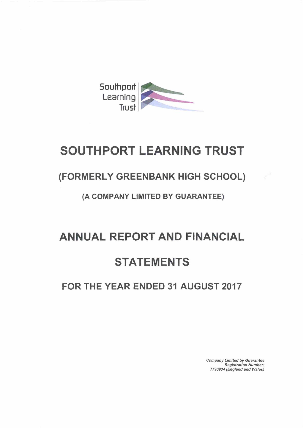 Southport Learning Trust Annual Report and Audited Accounts 2016-17