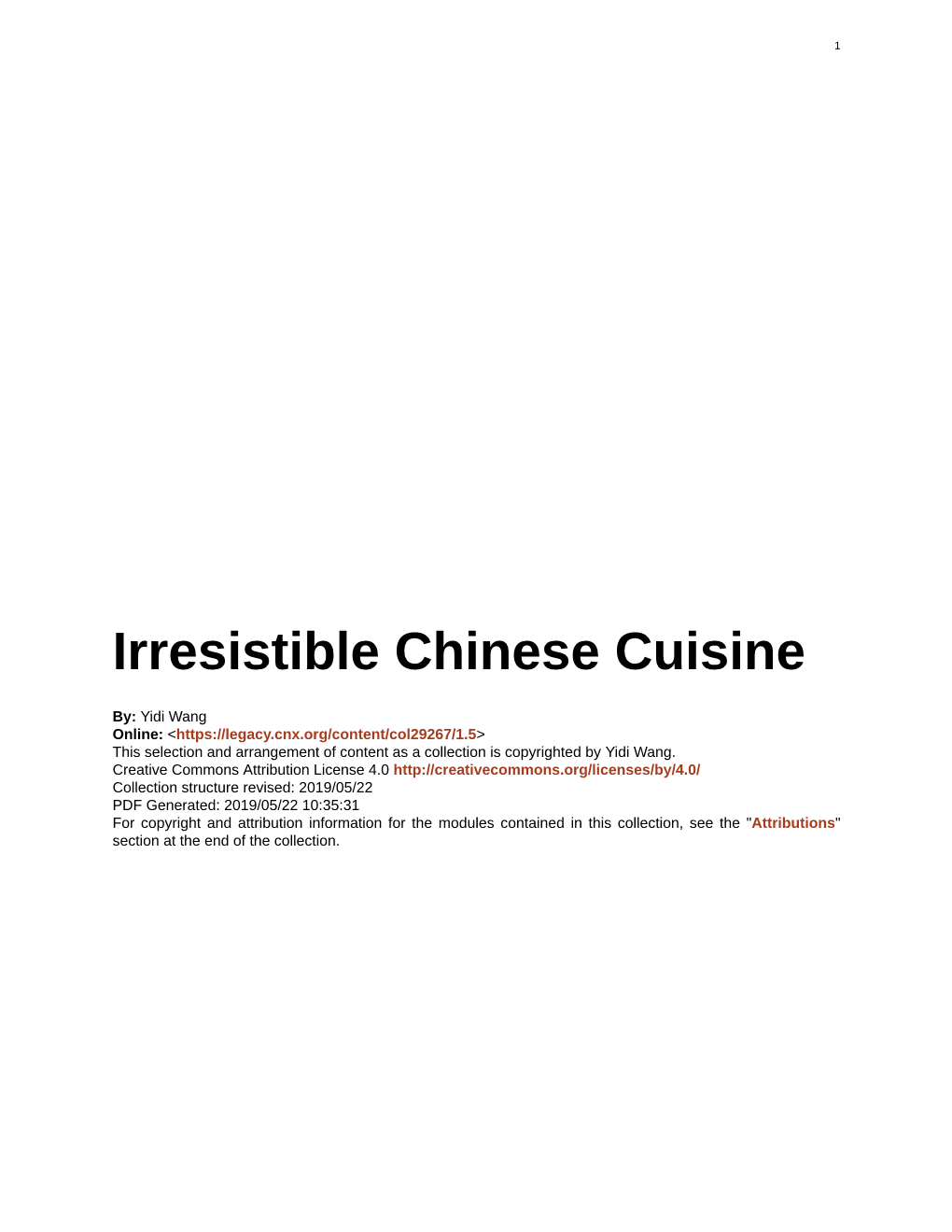 Irresistible Chinese Cuisine